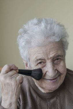 Makyaj kadın kıdemli