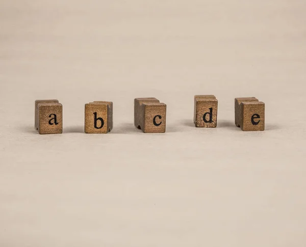 Wooden letters — Stock Photo, Image