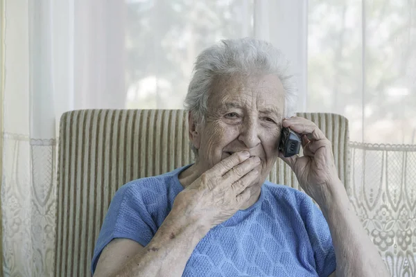 senior woman talking on phone