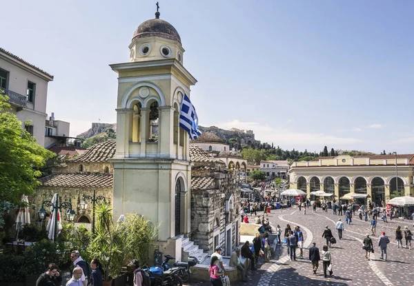 Iglesia Pantanassa en la Plaza Monastiraki en Atenas, Grecia — Foto de Stock