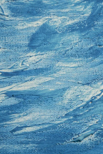 Синьо-біле пофарбоване полотно як фон — стокове фото