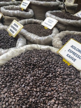 Türk etiketli kahve çekirdekleri espresso kahvesi diyor