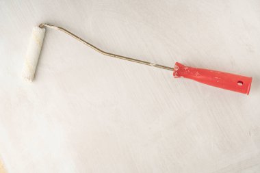 Fotokopi alanı olan bir yüzey üzerindeki boya silgisinin yakın plan görüntüsü