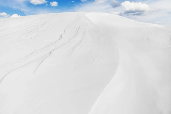 Снежная Арктика пустыня, зимний пейзаж — стоковое фото