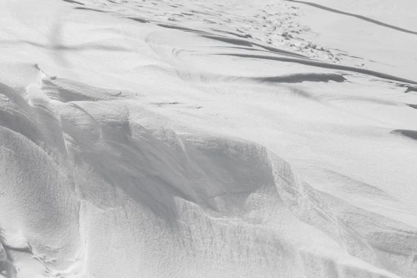Textura de neve natural, fundo — Fotografia de Stock