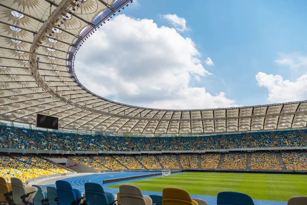 Empty football stadium — Stock Photo, Image