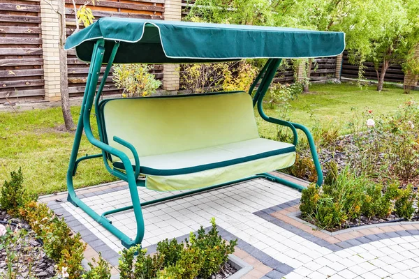 Garden swing sofa — Stock Photo, Image