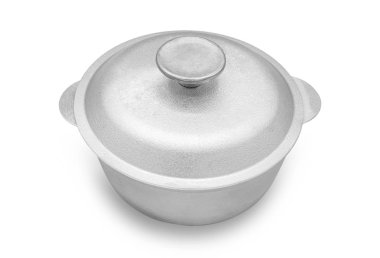 metal kap beyaz bir arka plan üzerinde izole