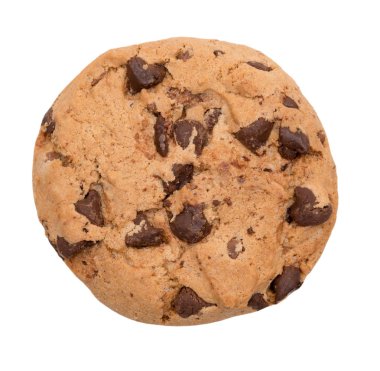 Çikolata parçacıklı kurabiye.