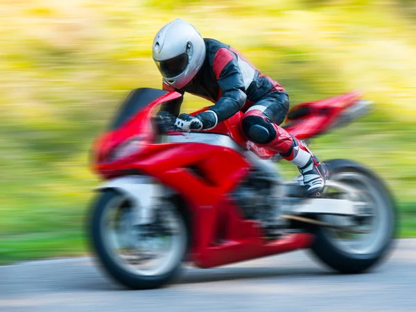 Corrida dinâmica de motos — Fotografia de Stock