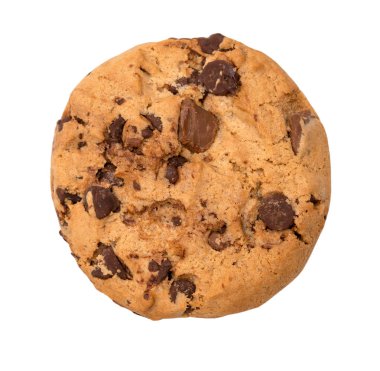 Çikolata parçacıklı kurabiye.