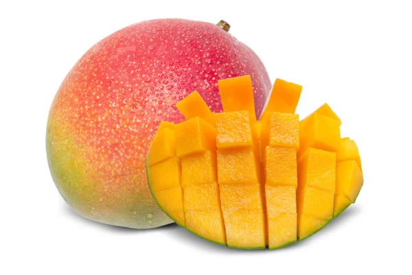 Mango isoliert auf weiß — Stockfoto