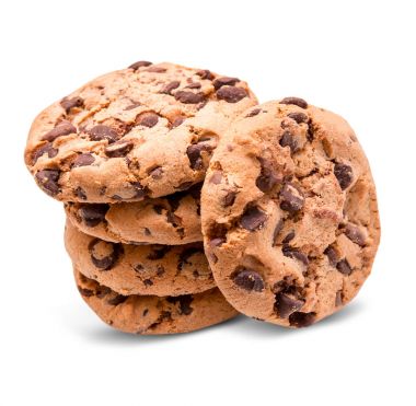 Çikolata parçacıklı kurabiye.