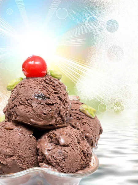 Ice cream close up — Stock Photo, Image