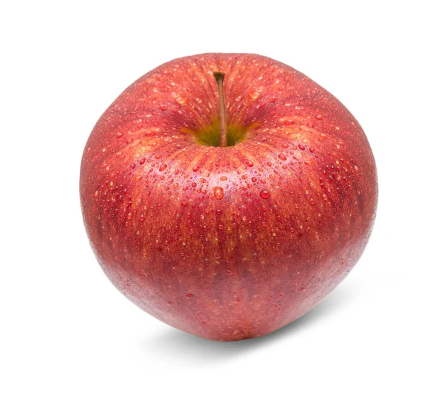 Piros alma fehér háttér — Stock Fotó