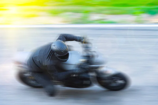 Corrida dinâmica de motos — Fotografia de Stock