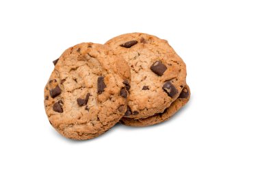 Çikolata parçacıklı kurabiye.