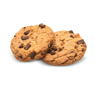 Çikolata parçacıklı kurabiye.