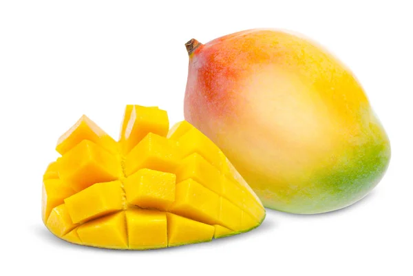 Mango beyaz üzerine izole — Stok fotoğraf