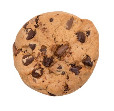 Çikolata parçacıklı kurabiye.