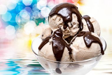 dondurma yakın çekim