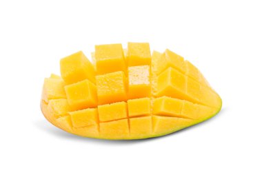 Mango beyaz üzerine izole