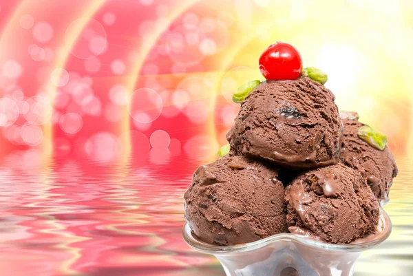 Ice cream close up — Stock Photo, Image