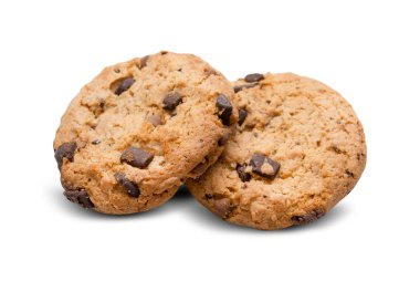 Çikolata parçacıklı kurabiye.