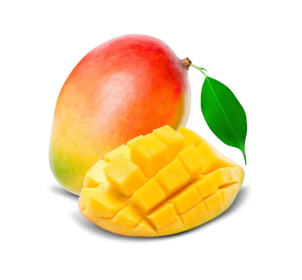 Mango geïsoleerd op wit — Stockfoto