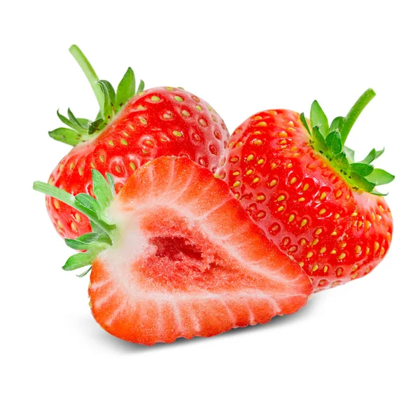 Strawberry isolated on white — Stock Photo, Image