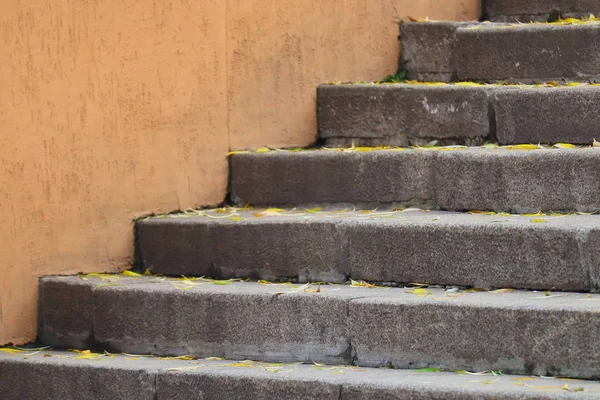 Steinmarmorstufen Antike Treppe — Stockfoto