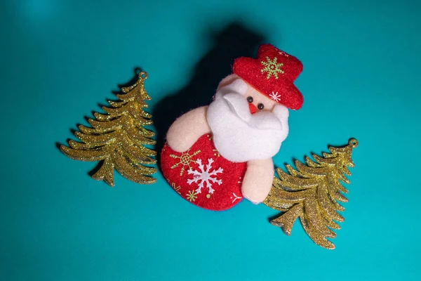 Kerstman Beeldje Speelgoed Kerstman — Stockfoto
