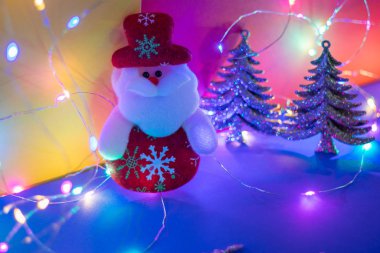 Noel Baba heykelciği. oyuncak Noel Baba