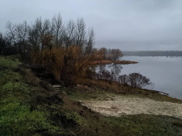 Cloudy Evening Landscape Water — Stock Photo, Image