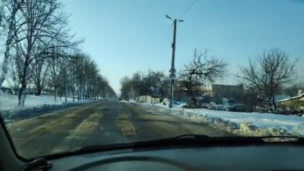 Mouvement Dans Une Voiture Intérieur Voiture — Video