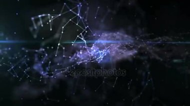 Teknolojileri. Arka plan ağ bağlantıları tel çerçeve web ile. Döngü sorunsuz imkanı.