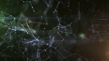 Teknolojileri. Arka plan ağ bağlantıları tel çerçeve web ile. Döngü sorunsuz imkanı.