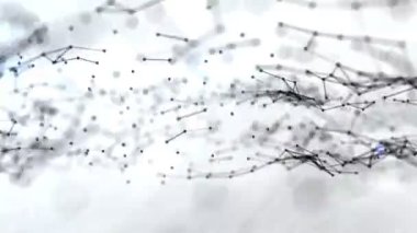 Teknolojileri. Arka plan ağ bağlantıları tel çerçeve web ile. Döngü sorunsuz imkanı.