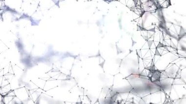 Teknolojileri. Arka plan ağ bağlantıları tel çerçeve web ile. Döngü sorunsuz imkanı.