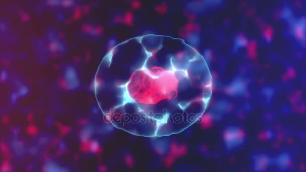 Organic Cell Loop Animation. Full HD — Stock Video