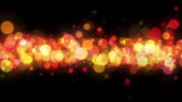 abstrait coloré Bokeh particules boucle fond 4K 