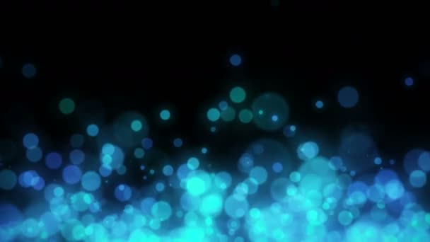 Abstract Colorful Bokeh Particles Loop Background 4K — Stock Video