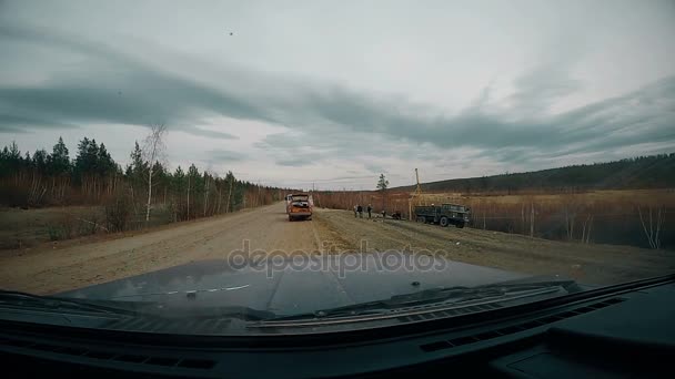 Post från elektrisk installation — Stockvideo