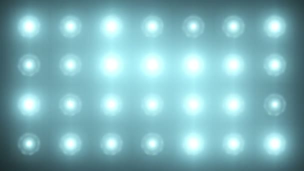 Flash Lights. Stage Lights Animation. 3d render — Stock Video