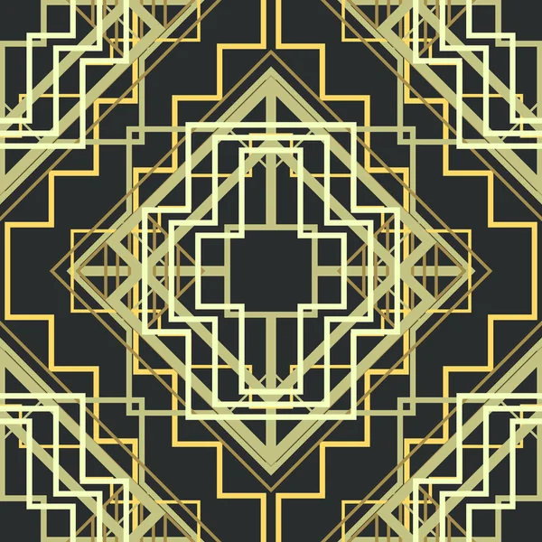 Fondo de patrón sin costura Art Deco. Vector — Vector de stock