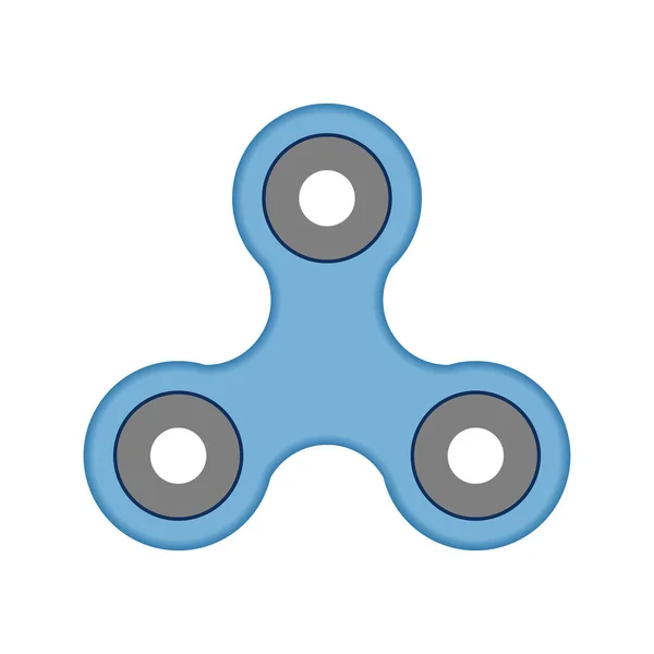 Spinner Fidget Symbol isoliert auf weißem Hintergrund. Vektor — Stockvektor