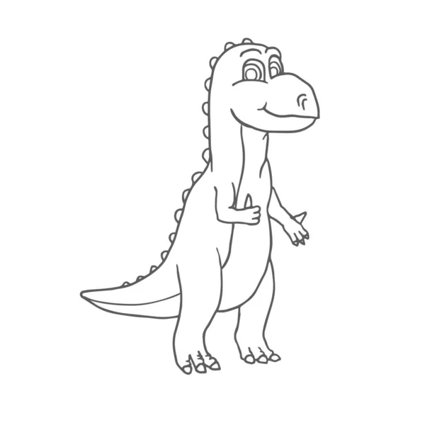 Cute cartoon t-rex stock vector. Illustration of predator - 78280380