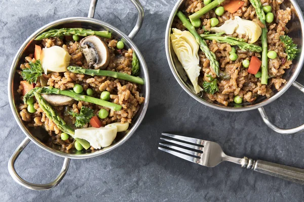 Frisk Vegan Paella — Stockfoto