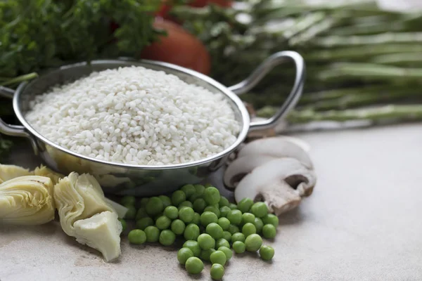 Ingredientes de paella vegana — Foto de Stock