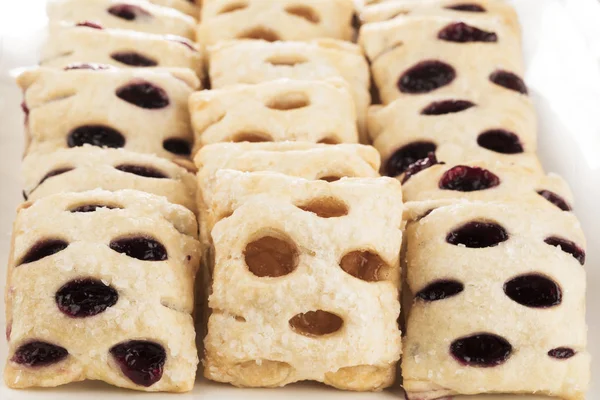 Mini Strudels bord — Stockfoto